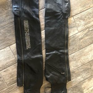 Womens Harley Davidson leather chaps size small